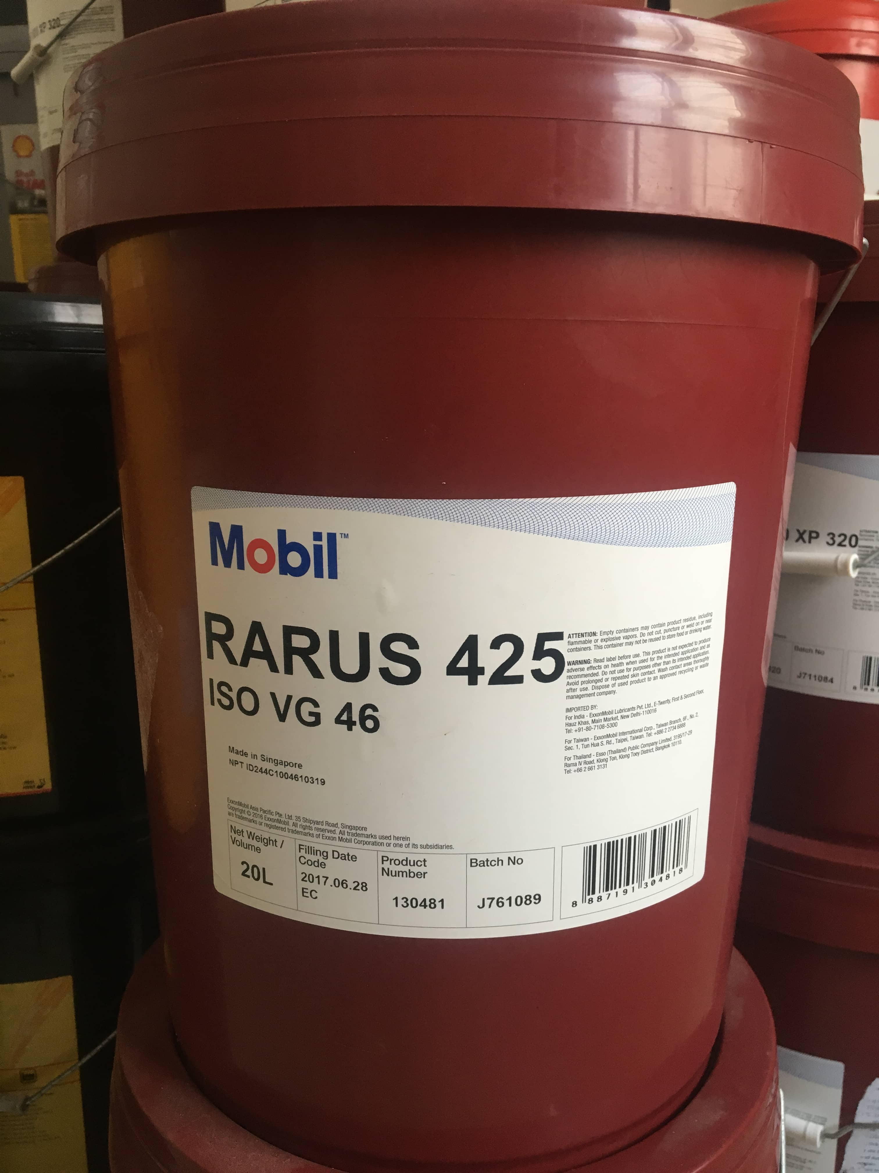 dầu máy nén khi Rarus 425 xô 20L