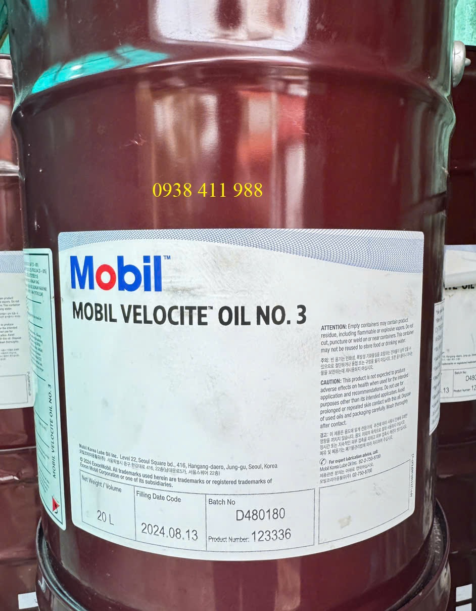 Dầu trục chính Mobil Velocite No 3